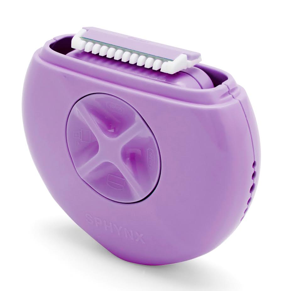 Depilador Portatil 3 em 1 compacto roxo