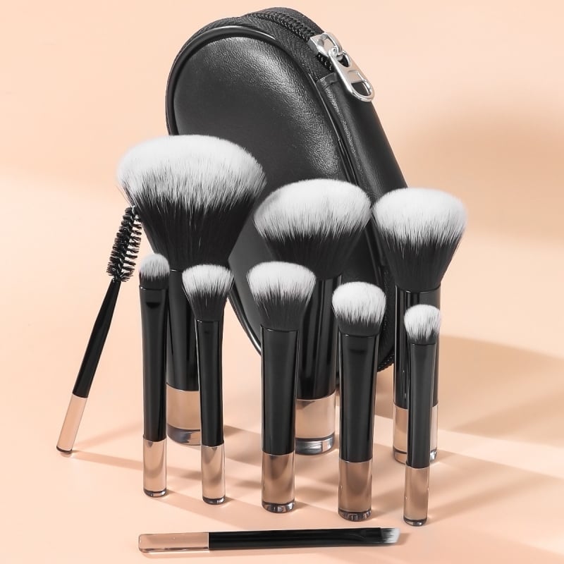Kit de Pincéis de Maquiagem Portátil
