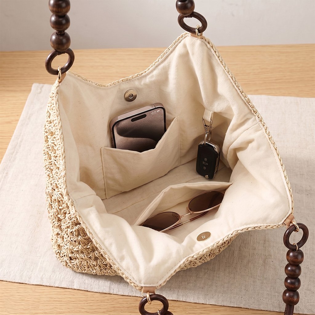 Bolsa de palha - detalhe