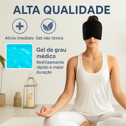 Touca Terapêutica para Alívio de Enxaqueca
