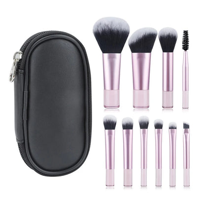 Kit de Pincéis de Maquiagem Portátil