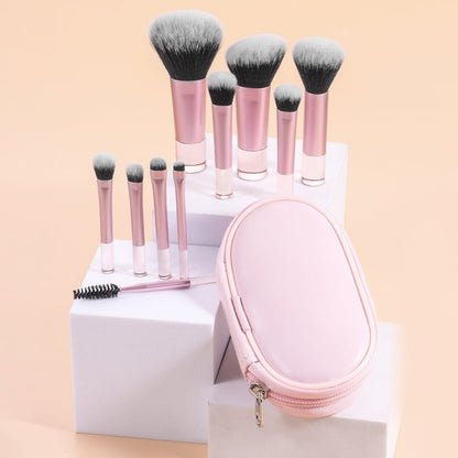 Kit de Pincéis de Maquiagem Portátil