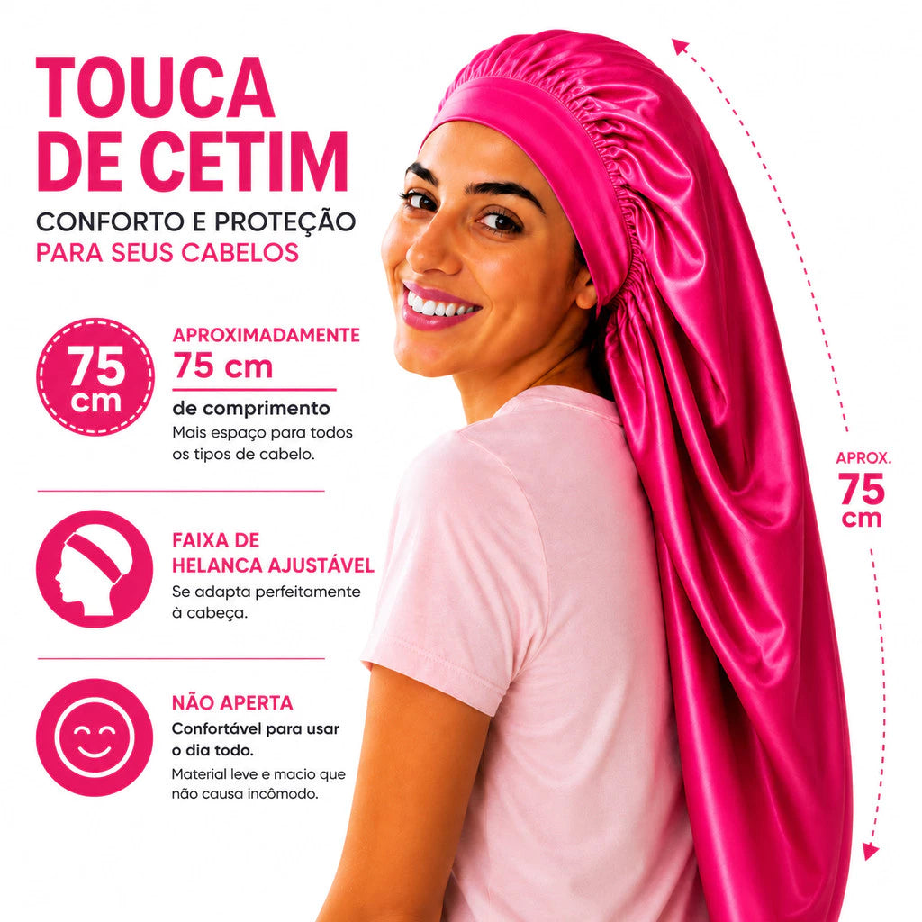 Touca Anti-Frizz Premium